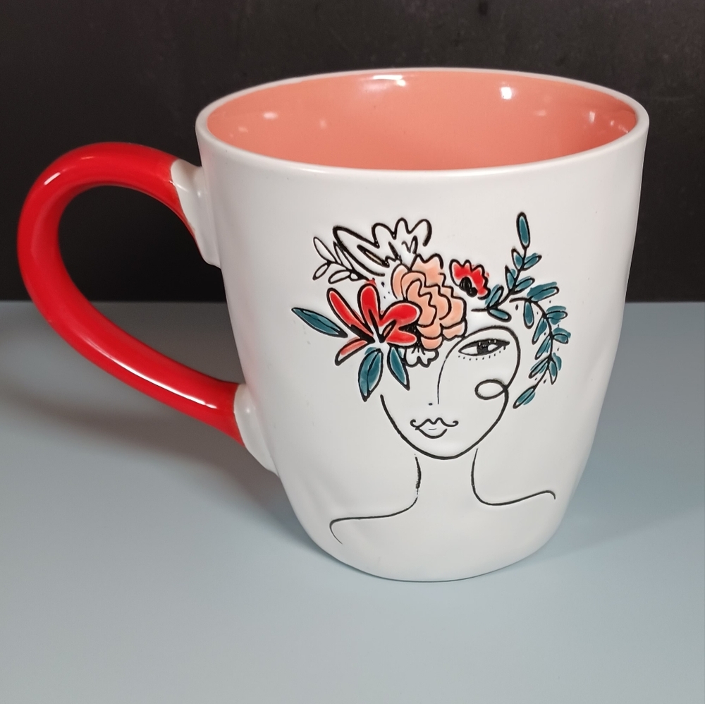 Flower woman coffee mug Primo Design